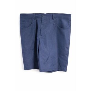 Lacoste slim  Fit Navy Blue Casual Cotton Chino Flat Front Shorts Mens Sz 38